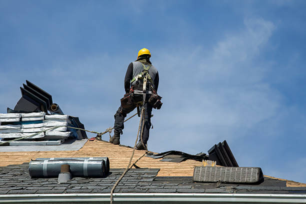 Professional Storm Damage Roof Repair technician working in Jarrell, TX